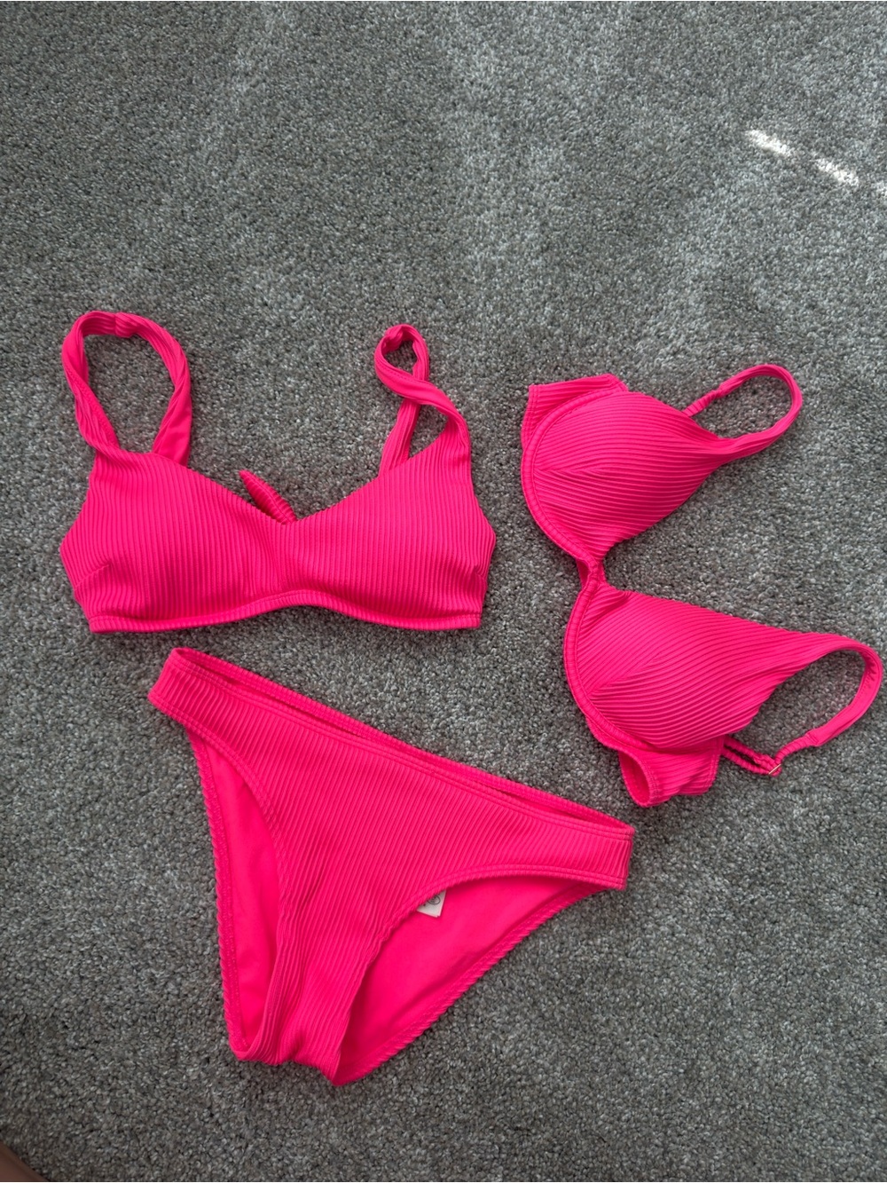 Hollister pink bikini set